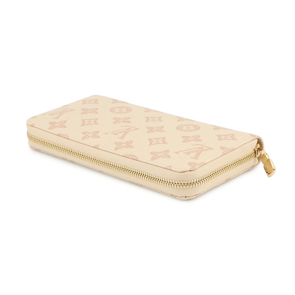 Louis Vuitton Canvas Wallet Long of Origin Anniversary Zippy Monogram Brown